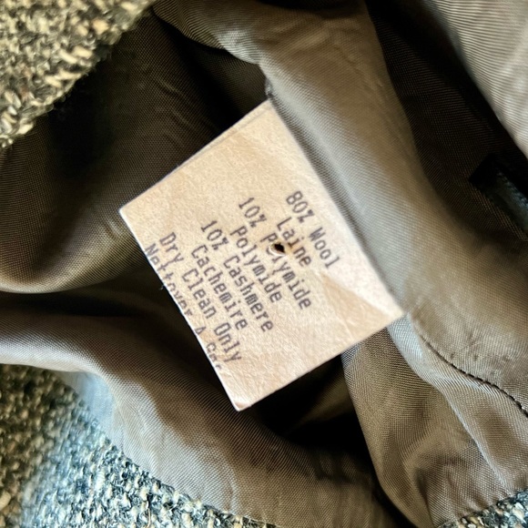 Lafayette 148 Gray Tweed Wool Knee Length Pencil Skirt - Picture 5 of 5